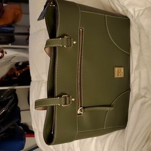 Dooney and Bourke moss green shoulder bag